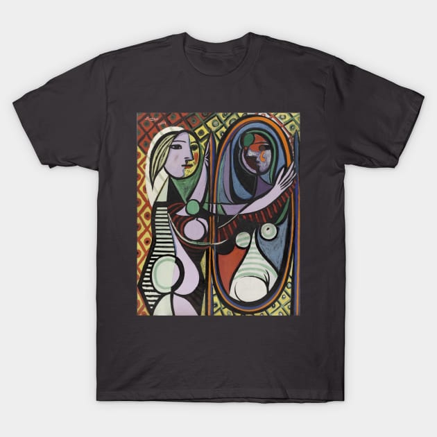 Girl Before A Mirror, 1932, Pablo Picasso T-Shirt by SteelWoolBunny